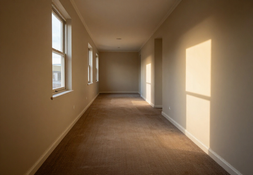 Restored living room in Minto after flood cleanup